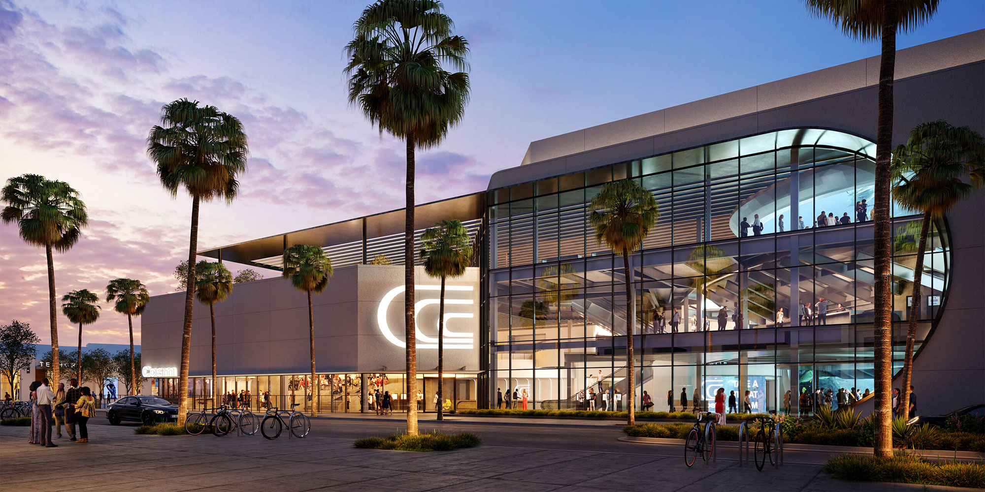 completed Century Plaza development with window glazing project by Azurelite